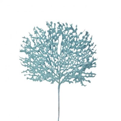 22" Faux Blue Sea Fan