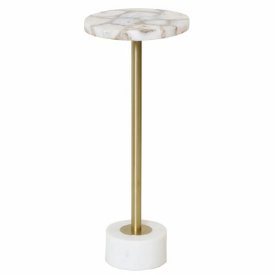 10" Round Agate End Table