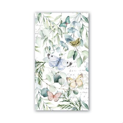 8" x 5" Butterfly Fields Guest Towels