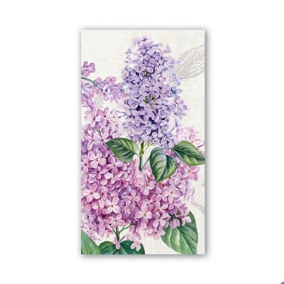 8" x 5" French Lilacs Guest Towels