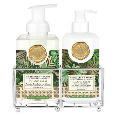 Island Palm Fragrance Hand Care Caddy Set