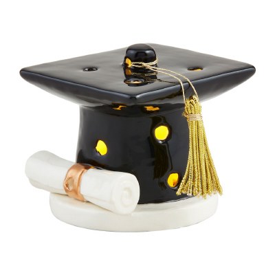3" LED Grad Cap Decorative Sitter by Mud Pie