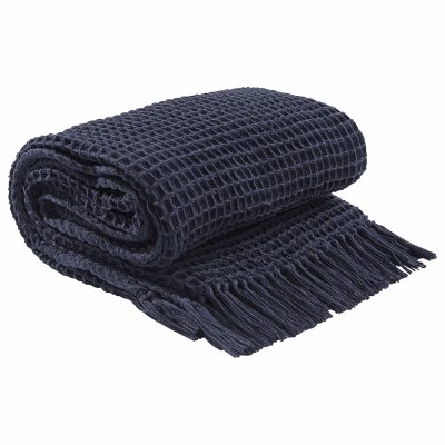 50" x 60" Navy Ellery Throw Blanket