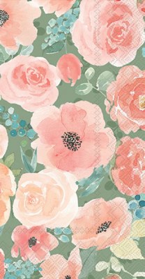 8" x 4.5" Blooming Delight Guest Towels