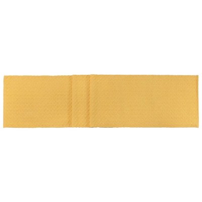 13" x 72" Yellow Cobble Woven Table Runner