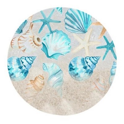 6" LED Multicolor Glass Shell Orb