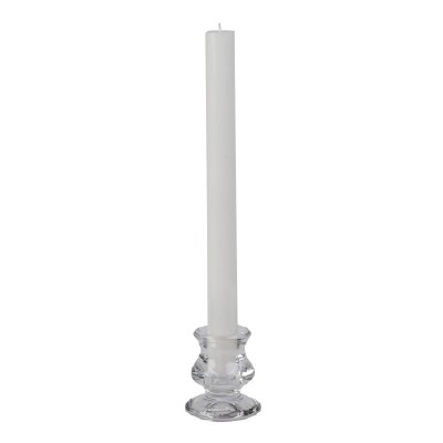 Box of Two 10" White Taper Candles