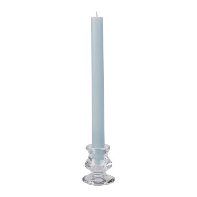 Box of Two 10" Light Blue Taper Candles