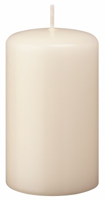 3" x 4" Cream Pillar Candle
