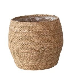 10" Round Natural Seagrass Basket