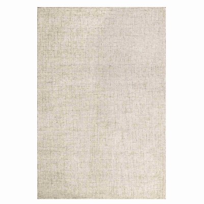 4' x 6' Beige Criss Cross Rug
