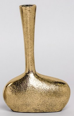 Gold Aluminum Beach Shape Vase
