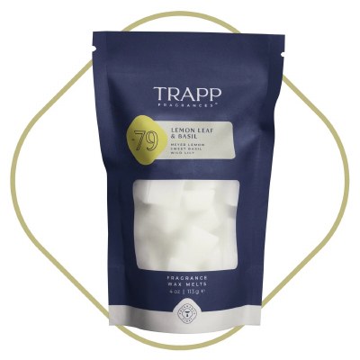 4 Oz Lemon Leaf and Basil Fragrance Wax Melts