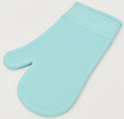 Turquoise Silicone Oven Mitt