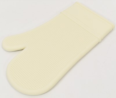 Cream Silicone Oven Mitt