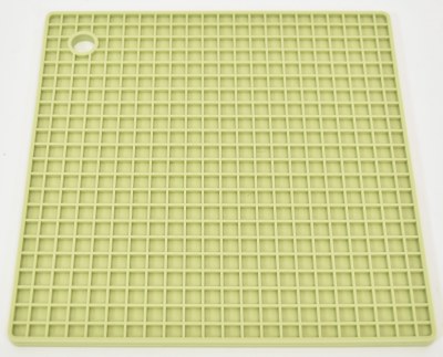 Sage Square Silicone Trivet