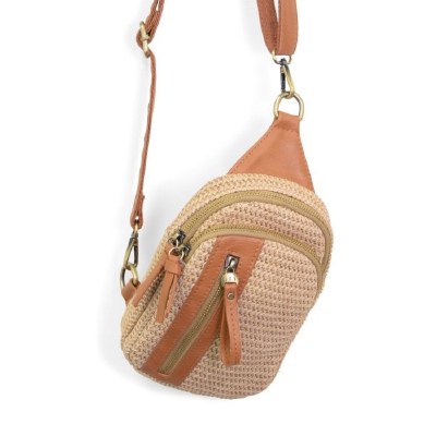 8" x 6" Natural Skyler Sling Bag