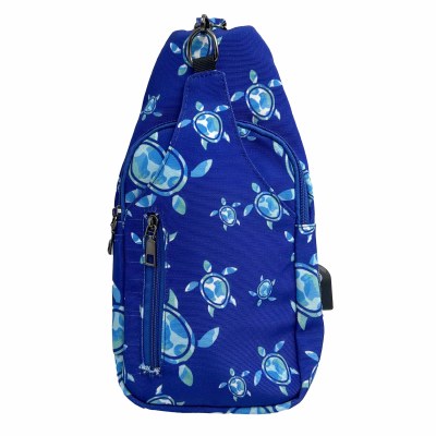 12" Blue Sea Turtle Sonoma Daypouch
