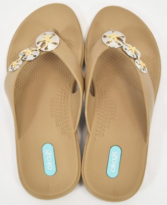 Size Small Biege Mellita Flip Flops