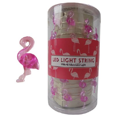 10' LED 40 Flamingos Light String