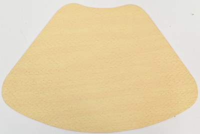 13" x 19" Cream Wedge Basket Weave Placemat