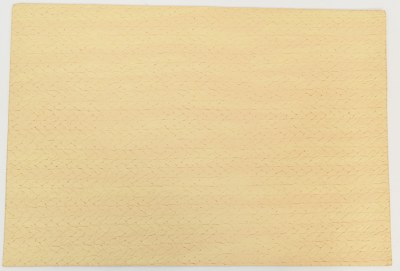 13" x 19" Cream Rectangle Basket Weave Placemat