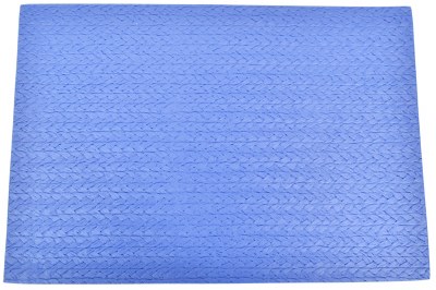 13" x 19" Navy Rectangle Basket Weave Placemat