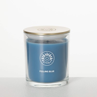 60 Hour Feeling Blue Fragrance Glass Candle Jar