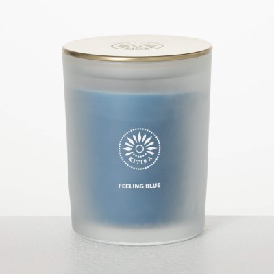80 Hour Feeling Blue Fragrance Glass Candle Jar
