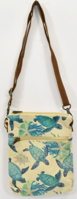 9" x 8" Slim Sea Turtle Glide Sling Purse