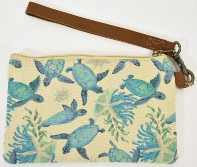5" x 8" Sea Turtle Glide Wristlet