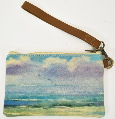 5" x 8" Ocean Wave Wristlet