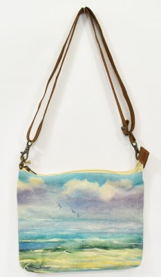 8" x 10" Ocean Wave Sling Purse
