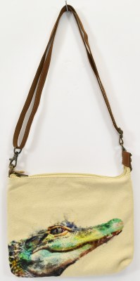 8" x 10" Alligator Sling Purse