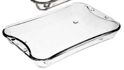 10" x 14" Clear Glass Rectangle Oven Dish
