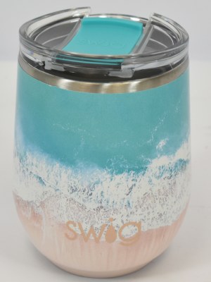 12 Oz Swig High Tide Insulated Stemless Wine Glass