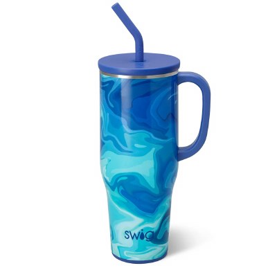 40 Oz Swig Blue Lagoon Insulated Mega Mug
