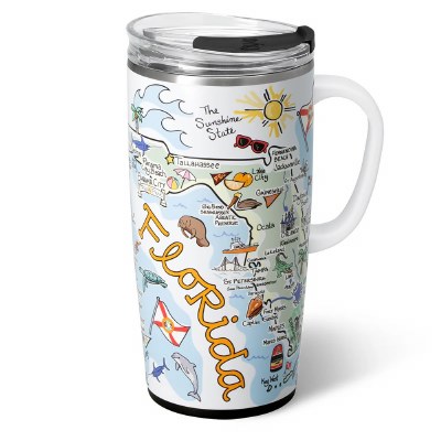 22 Oz Swig Florida Insulated Travel Mug
