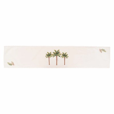 14" x 72" Christmas Palm Trees Table Runner