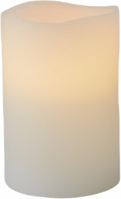 4" x 6" LED White Flameless Pillar Candle
