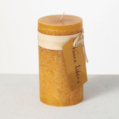 3" x 6" Brown Sugar Pillar Candle