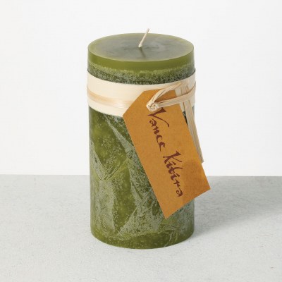 3" x 6" Moss Pillar Candle