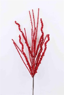 31" Faux Red Berry Spray