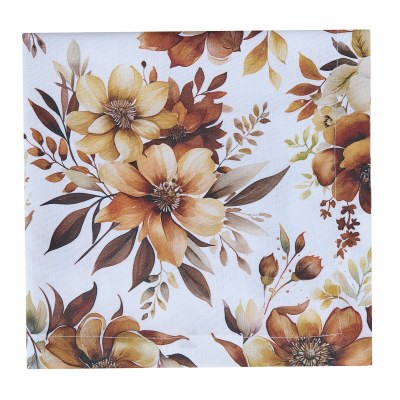 20" Sq Rustic Blooms Fall & Thanksgiving Cloth Napkin