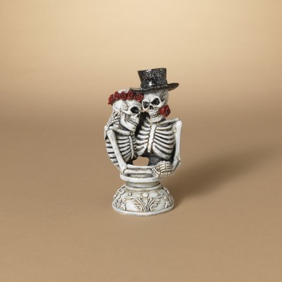 7" Polyresin Skeleton Couple