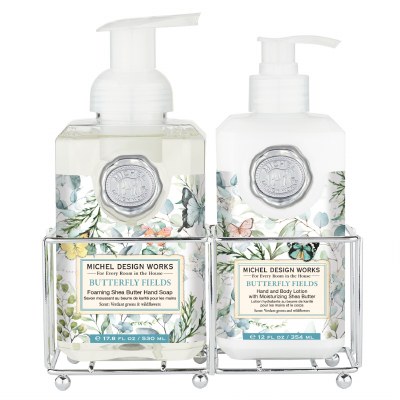 Butterfly Fields Fragrance Hand Care Caddy Set