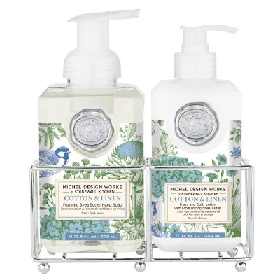 Cotton & Linen Fragrance Hand Care Caddy Set