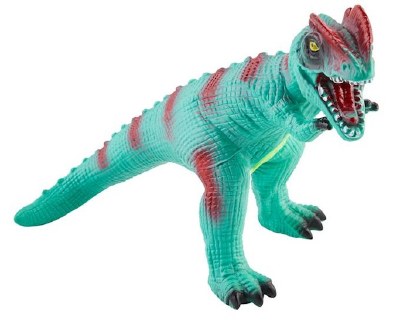 7" Teal Dinosaur Sound Toy by Mud Pie