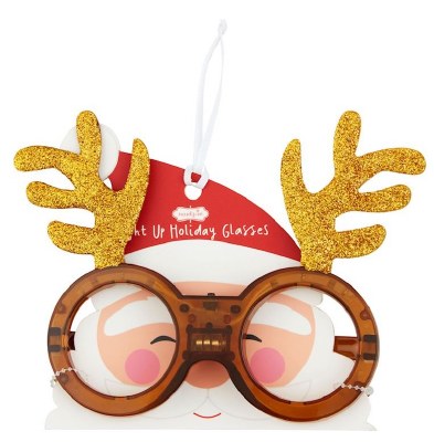 LED Reindeer Eye Glasses by Mud Pie