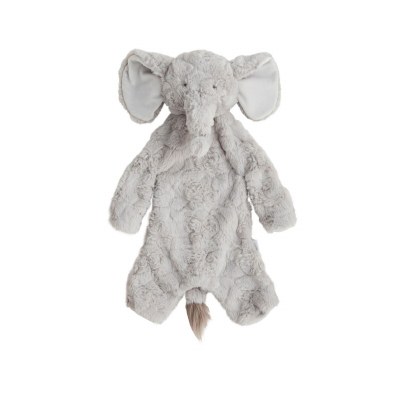 20" Gray Elephant Woobie Plush Toy by Mud Pie